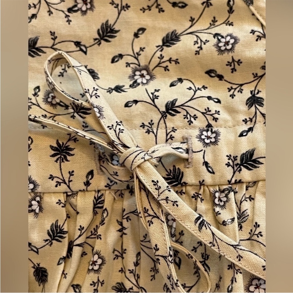 Christy Dawn Cream Floral Maxi Dress with Tie Waist - Picture 5 of 16